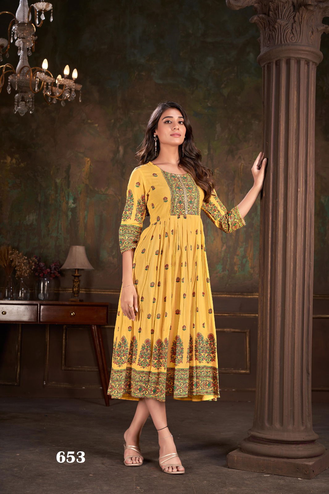 Moon Night By Jivora Printed Cotton Kurtis Catalog